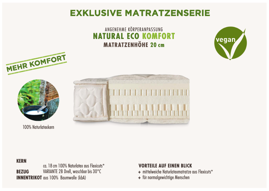Matratze Natural Eco Komfort
